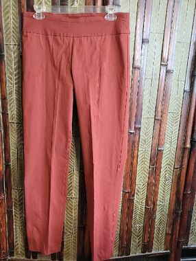 Zac & Rachel Rust Straight-Leg Women's Dress Pants
